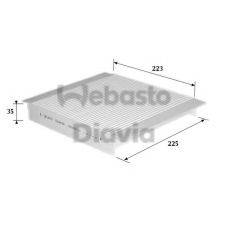 82D0325113A WEBASTO Фильтр, воздух во внутренном пространстве