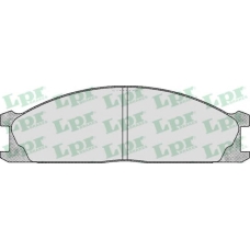 05P379 LPR Комплект тормозных колодок, дисковый тормоз