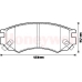 572277B BENDIX Комплект тормозных колодок, дисковый тормоз