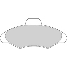 FD6314N NECTO Комплект тормозных колодок, дисковый тормоз