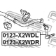 0123-X2WDL<br />FEBEST<br />Тяга / стойка, стабилизатор