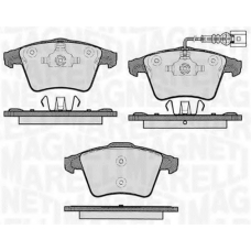 363916060413 MAGNETI MARELLI Комплект тормозных колодок, дисковый тормоз