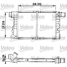 730519 VALEO Радиатор, охлаждение двигателя