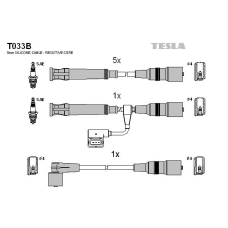 T033B TESLA Комплект проводов зажигания