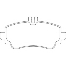 WBP23070B WAGNER LOCKHEED Комплект тормозных колодок, дисковый тормоз
