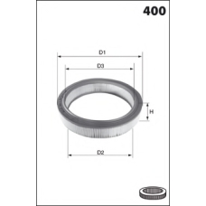 LFAF127 LUCAS FILTERS Воздушный фильтр