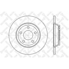 6020-4745-SX STELLOX Тормозной диск