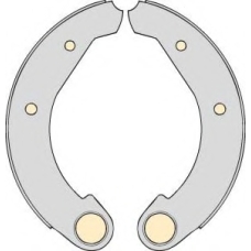 K501909 MGA Комплект тормозов, барабанный тормозной механизм