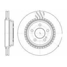 61072 10 KAWE Тормозной диск