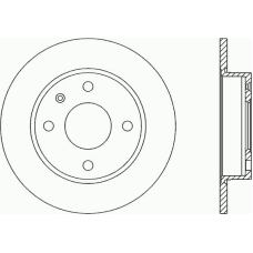 BDA1175.10 OPEN PARTS Тормозной диск