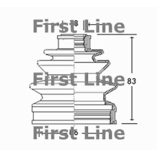 FCB2243 FIRST LINE Пыльник, приводной вал