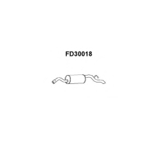 FD30018 VENEPORTE Глушитель выхлопных газов конечный