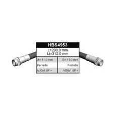 HBS4953 QUINTON HAZELL Тормозной шланг