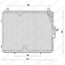 TSP0225037 DELPHI Конденсатор, кондиционер