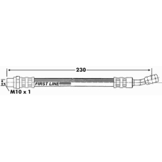 FBH6992 FIRST LINE Тормозной шланг