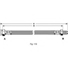 PHB270 TRW Тормозной шланг