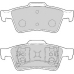 FD7026A NECTO Комплект тормозных колодок, дисковый тормоз