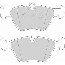 FD6738N NECTO Комплект тормозных колодок, дисковый тормоз
