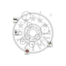 SK-1717AQ1 OPTIMAL Водяной насос + комплект зубчатого ремня