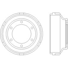 MBD059 MINTEX Тормозной барабан
