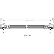 9001198 GIRLING Тормозной шланг