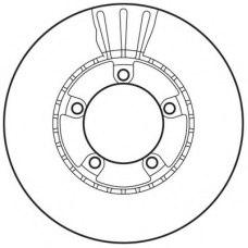 562747BC BENDIX Тормозной диск