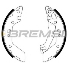 GF0740 BREMSI Комплект тормозных колодок