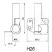 BE-H26 JAPANPARTS Устройство для натяжения ремня, ремень грм