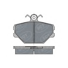 SP 217 PR SCT Комплект тормозных колодок, дисковый тормоз