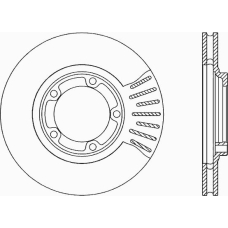 BDA1791.20 OPEN PARTS Тормозной диск
