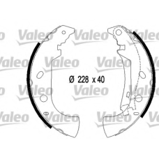 554739 VALEO Комплект тормозных колодок