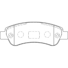 DBP231927 DURON Комплект тормозных колодок, дисковый тормоз