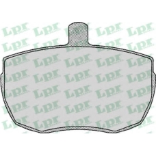 05P140 LPR Комплект тормозных колодок, дисковый тормоз
