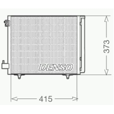 DCN07007 DENSO Конденсатор, кондиционер