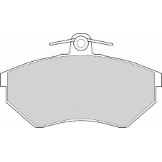 FD6401A NECTO Комплект тормозных колодок, дисковый тормоз