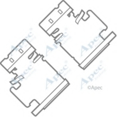 KIT1003 APEC Комплектующие, тормозные колодки