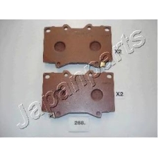 PA-268AF JAPANPARTS Комплект тормозных колодок, дисковый тормоз