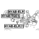 HYAB-ELR21<br />FEBEST<br />Втулка, рычаг колесной подвески