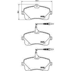 8DB 355 016-261 HELLA PAGID Комплект тормозных колодок, дисковый тормоз