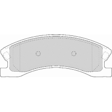 FD7092A NECTO Комплект тормозных колодок, дисковый тормоз