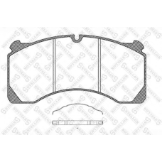 85-01422-SX STELLOX Комплект тормозных колодок, дисковый тормоз