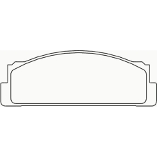 P 23 003 BREMBO Комплект тормозных колодок, дисковый тормоз